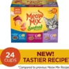 Meow Mix Seafood Selections Wet Cat Food, Variety Pack, 2.75 Ounces Cup (Pack of 24)