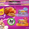 Purina Friskies Gravy Wet Cat Food Variety Pack, Poultry Shreds, Meaty Bits & Prime Filets - (32) 5.5 Oz. Cans